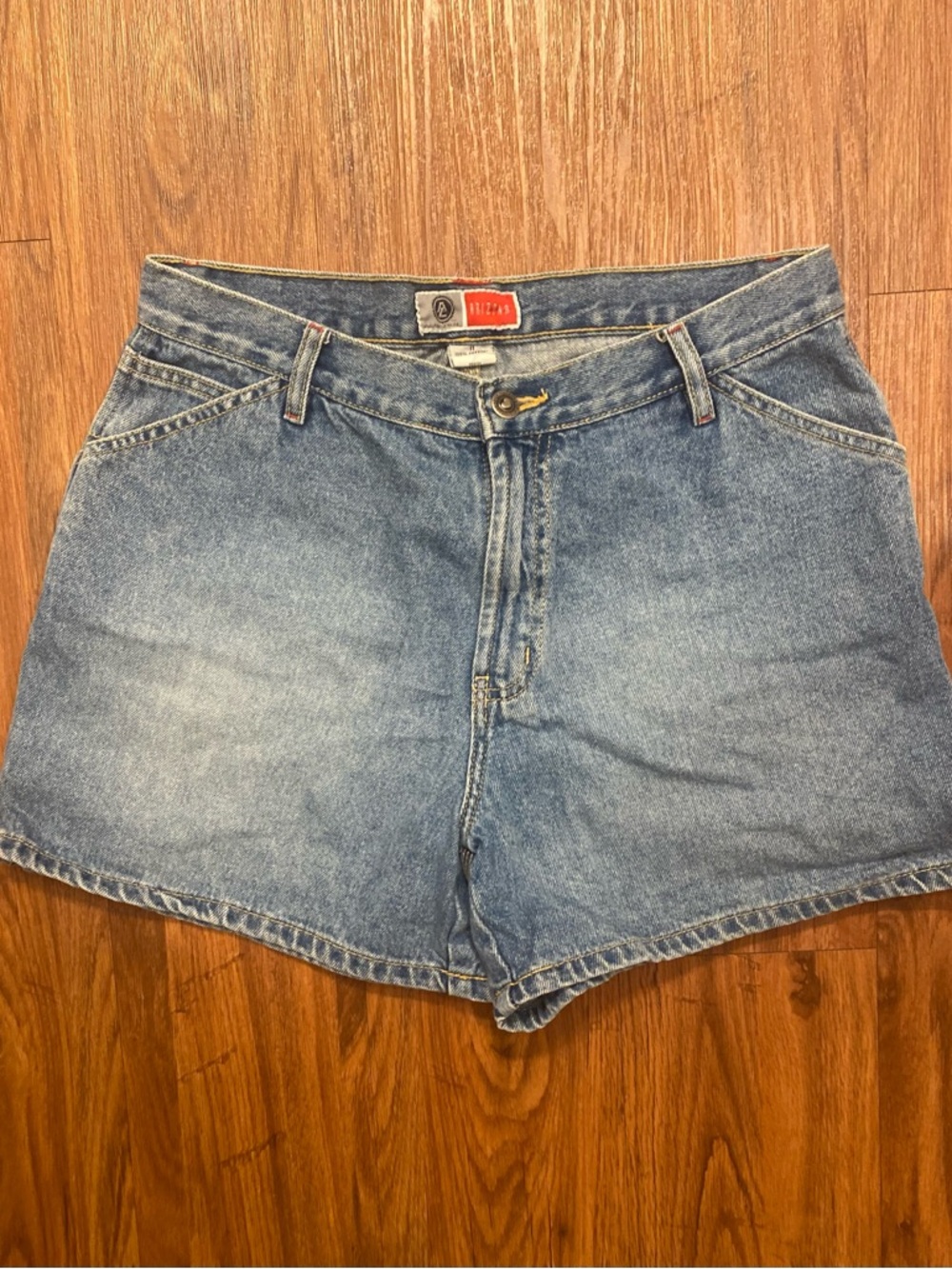 Arizona Jean Company Light Blue Denim High-Waist Shorts